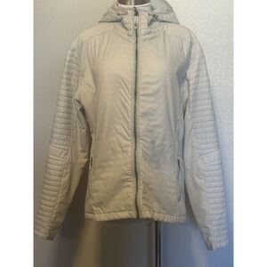 KUHL Projekt Cascade Quilted Full Zip Hooded Puffer Jacket Womens Size XL